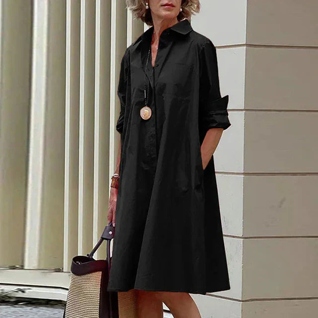 CV | Rochie vintage cu mânecă lungă