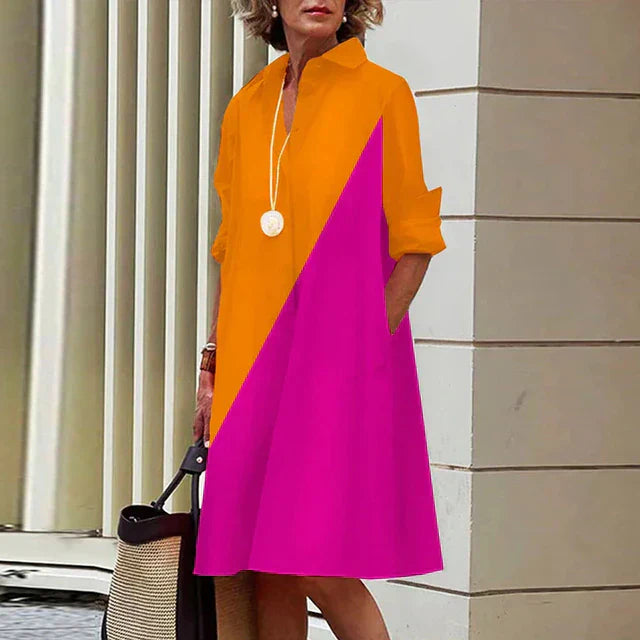 CV | Rochie vintage cu mânecă lungă